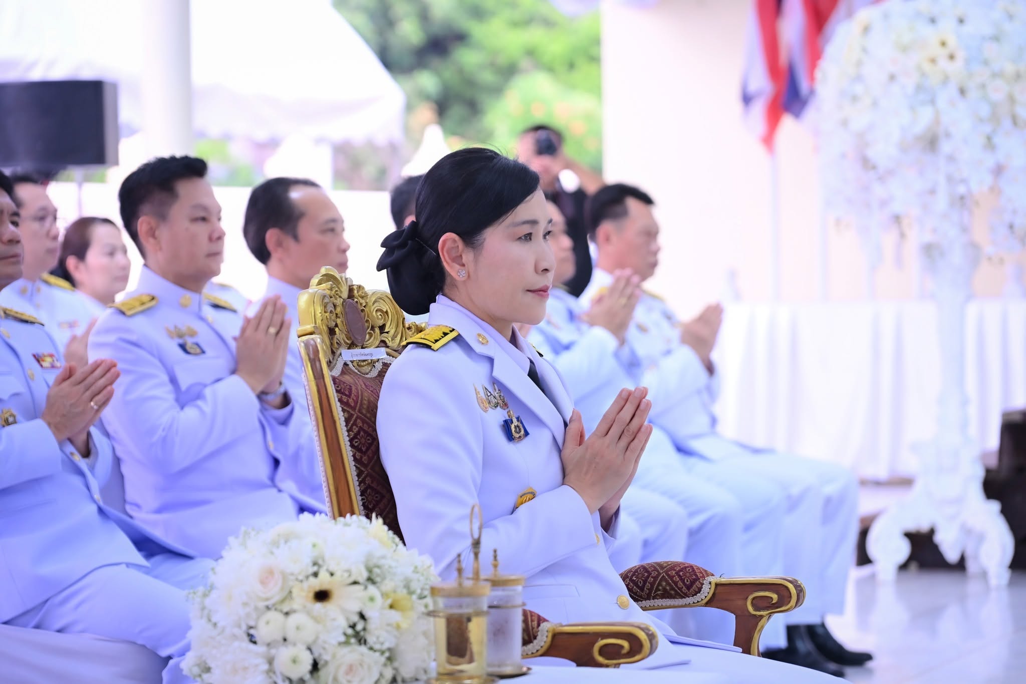 title - ส.ป.ก.นครปฐม เข้าร่วมพิธีเจริญพระพุทธมนต์ และทำบุญตักบาตรถวายพระราชกุศลแด่ สมเด็จพระนางเจ้าสิริกิติ์ พระบรมราชินีนาถ พระบรมราชชนนีพันปีหลวง เนื่องในโอกาสวันคล้ายวันพระราชสมภพ และวันแม่แห่งชาติ 12 สิงหาคม 2569